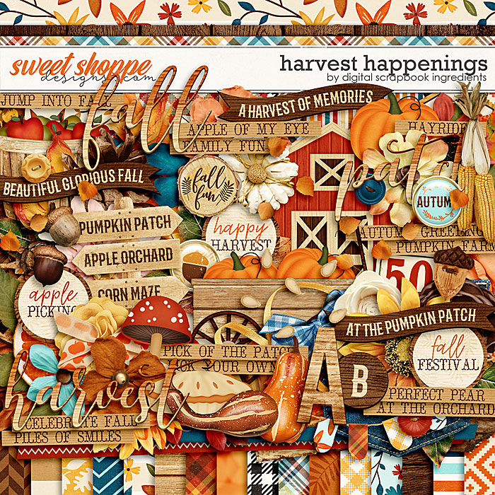 Harvest Happenings by Digital Scrapbook Ingredients