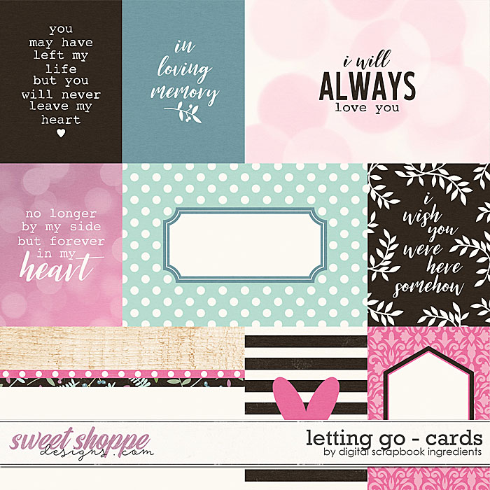 Letting Go | Cards by Digital Scrapbook Ingredients