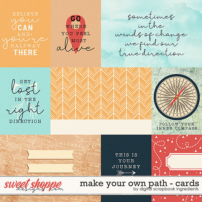 Make Your Own Path | Cards by Digital Scrapbook Ingredients
