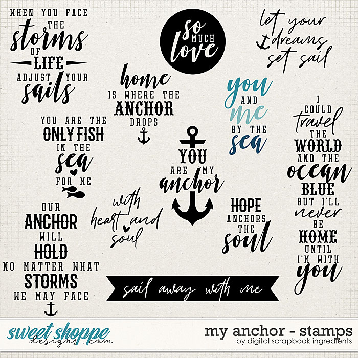 My Anchor | Stamps by Digital Scrapbook Ingredients