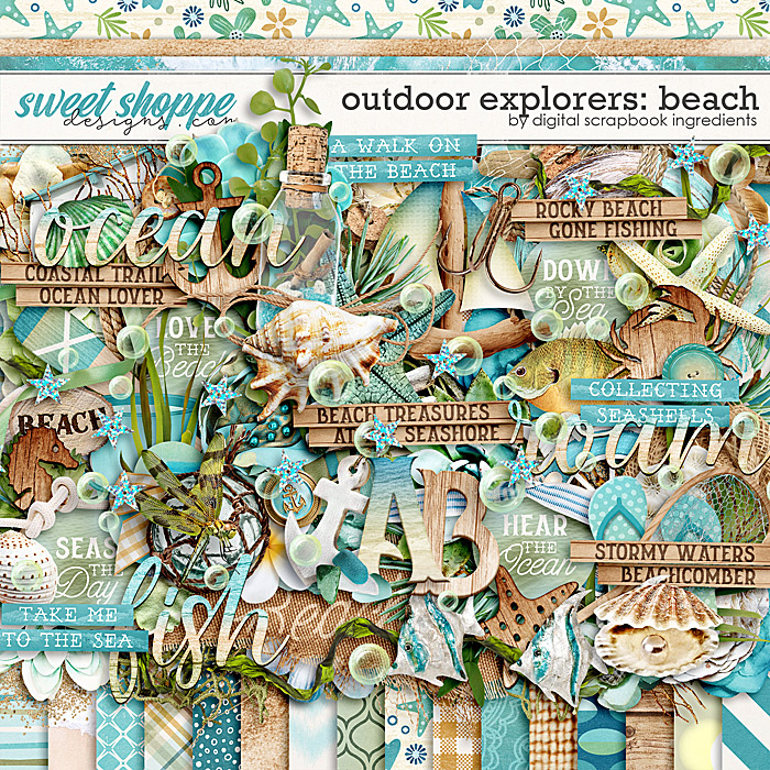 Outdoor Explorers: Beach by Digital Scrapbook Ingredients