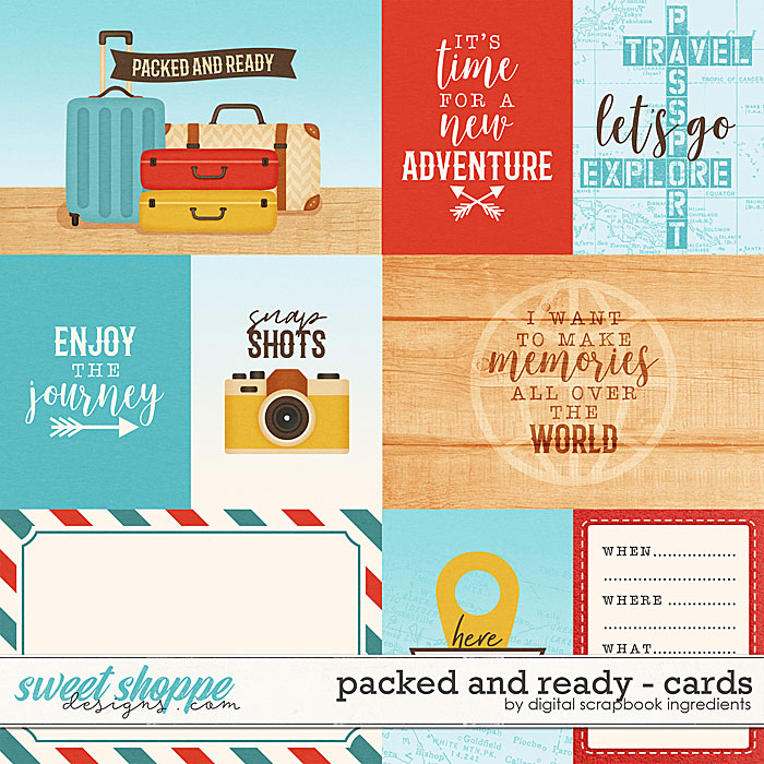 Packed And Ready | Cards by Digital Scrapbook Ingredients Packed And Ready | Cards by Digital Scrapbook Ingredients