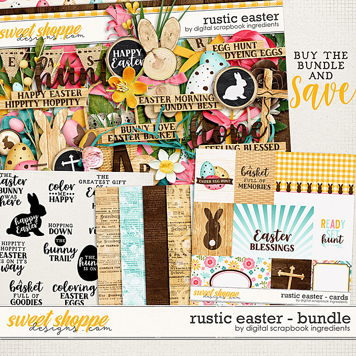 Rustic Easter Bundle by Digital Scrapbook Ingredients