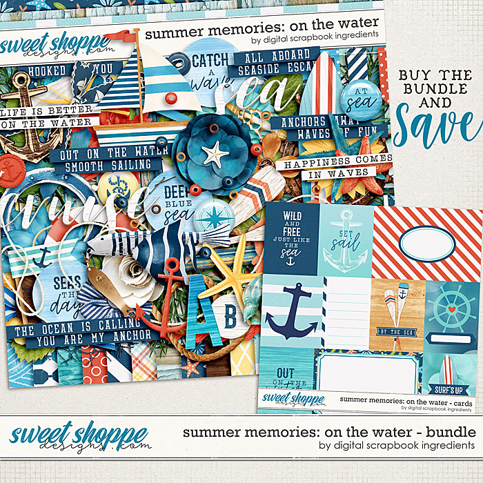 Summer Memories: On The Water Bundle by Digital Scrapbook Ingredients