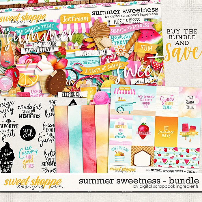 Summer Sweetness Bundle by Digital Scrapbook Ingredients
