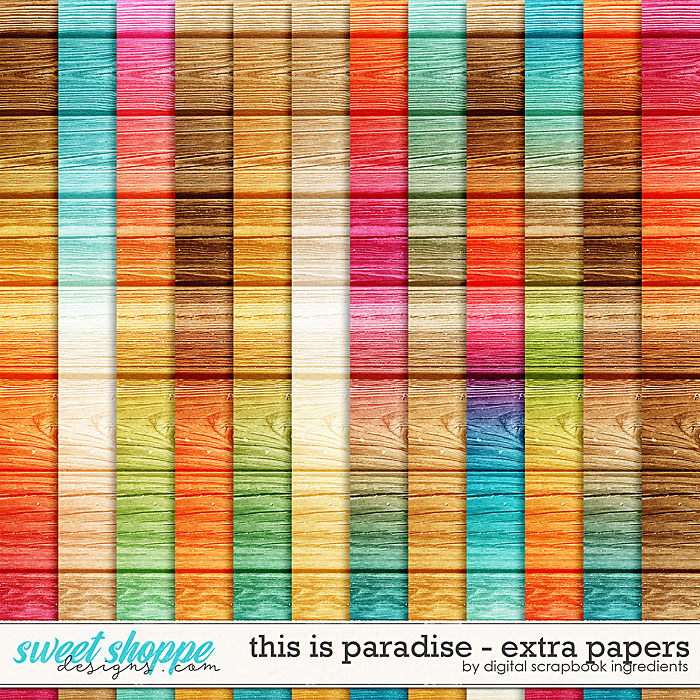 This Is Paradise | Extra Papers by Digital Scrapbook Ingredients