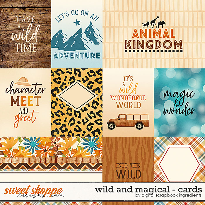 Wild And Magical | Cards by Digital Scrapbook Ingredients