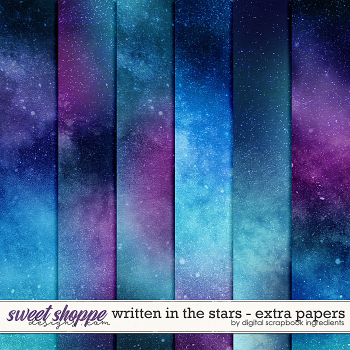 Written In The Stars | Extra Papers by Digital Scrapbook Ingredients Written In The Stars | Extra Papers by Digital Scrapbook Ingredients