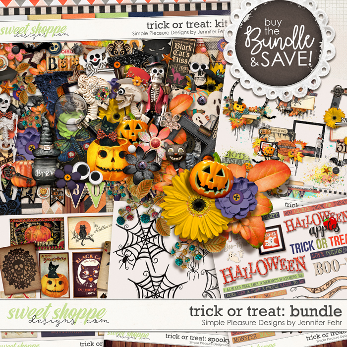 trick or treat bundle: Simple Pleasure Designs by Jennifer Fehr 