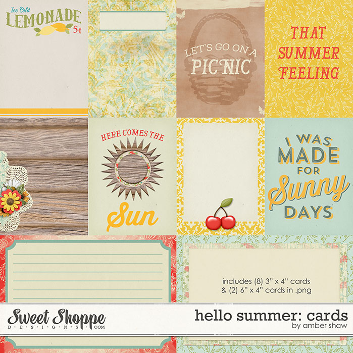 Hello Summer Cards by Amber Shaw Hello Summer Cards by Amber Shaw