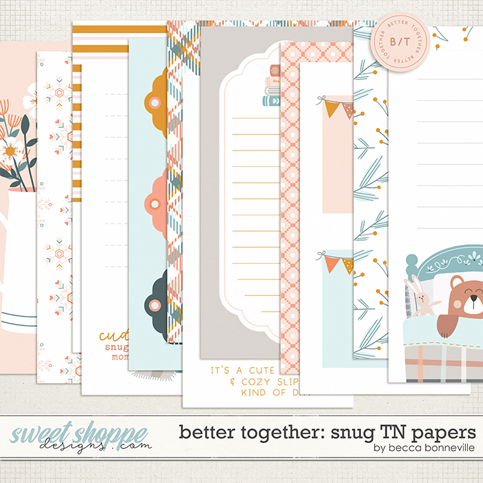 Better Together: Snug TN Papers by Becca Bonneville
