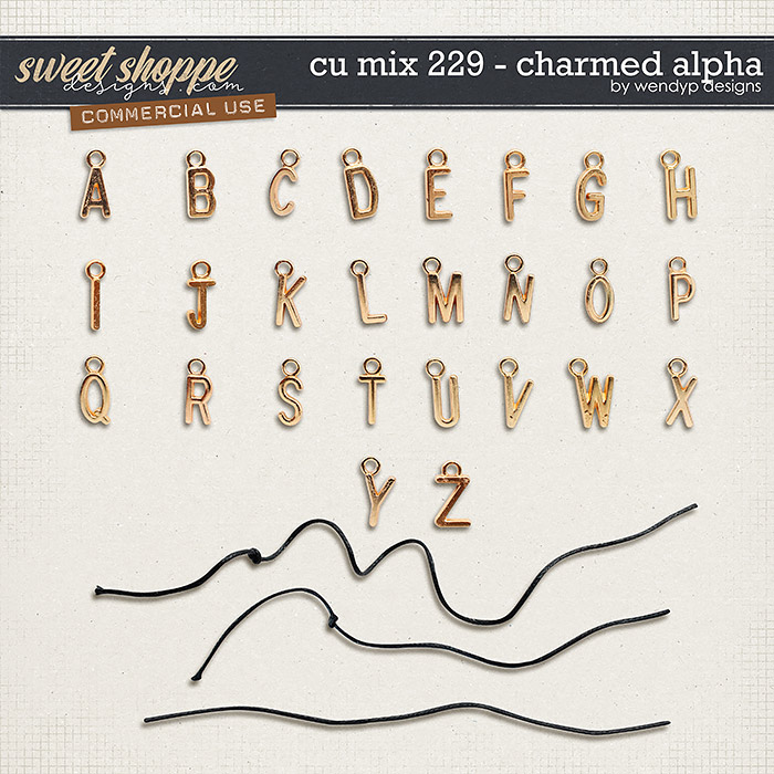 CU Mix 229 - Charmed Alpha by WendyP Designs