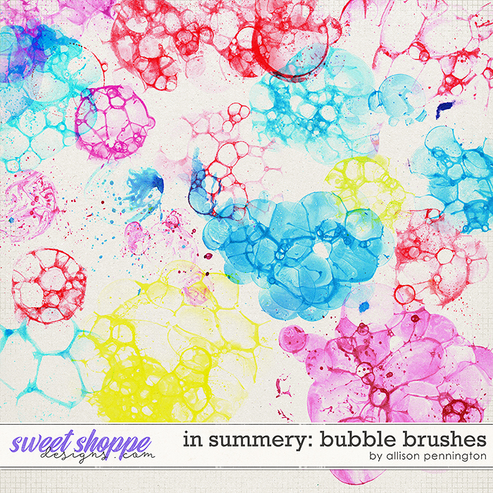In Summery: Bubble Brushes by Allison Pennington