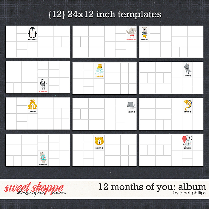 12 MONTHS OF YOU: ALBUM by Janet Phillips