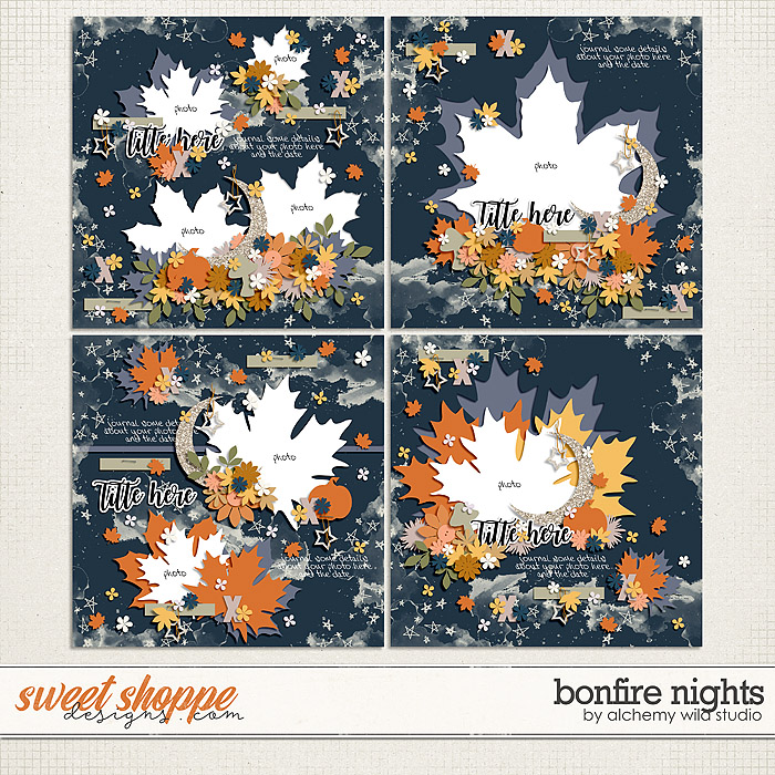 Bonfire Nights Layered Templates by Alchemy Wild Studio