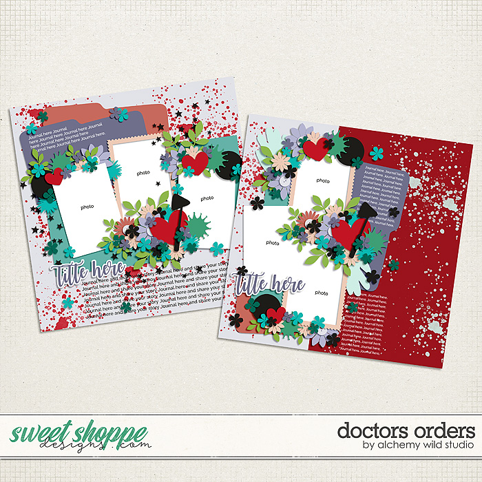 Doctor's Orders Half Pack Layered Templates 