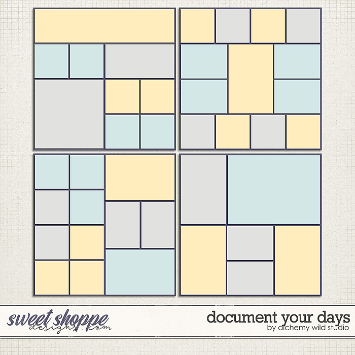 Document Your Days Layered Templates 