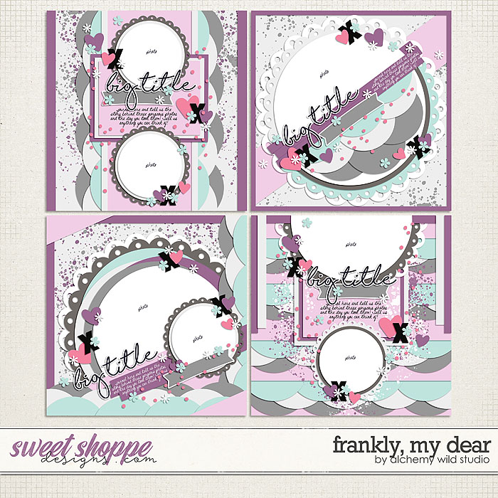 Frankly, My Dear Layered Templates by Amber