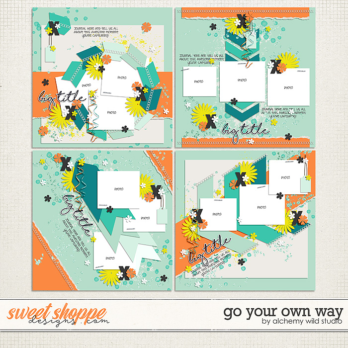 Go Your Own Way Layered Templates by Amber