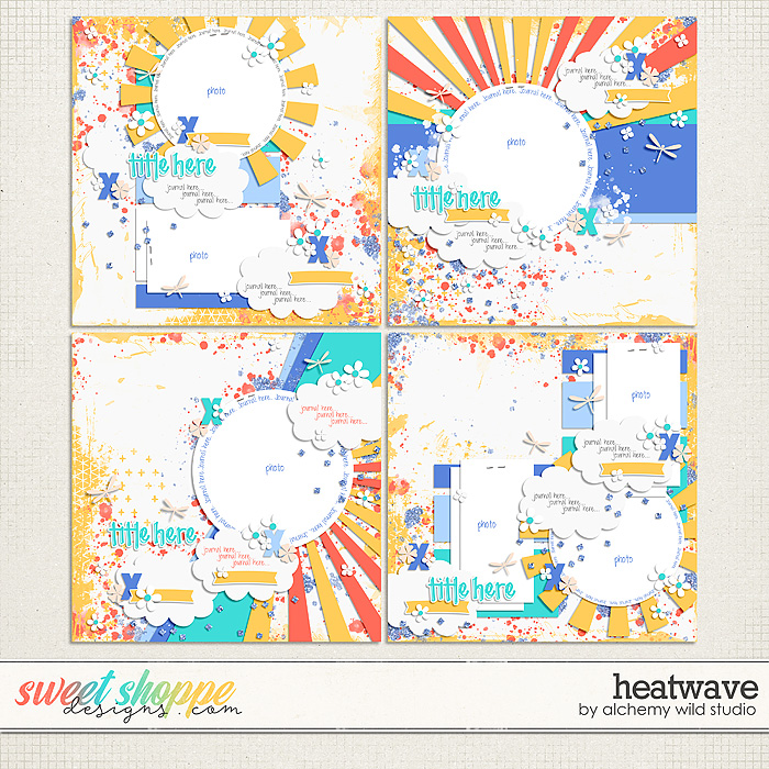 Heatwave Layered Templates by Amber
