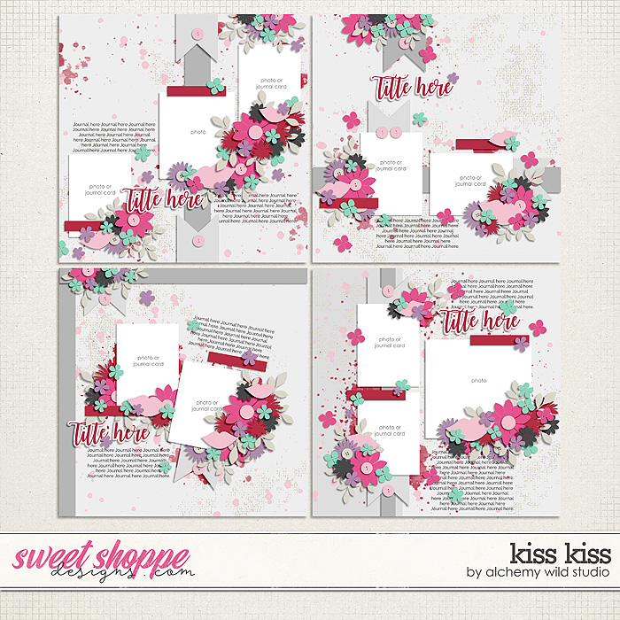 Kiss Kiss Layered Tempates 