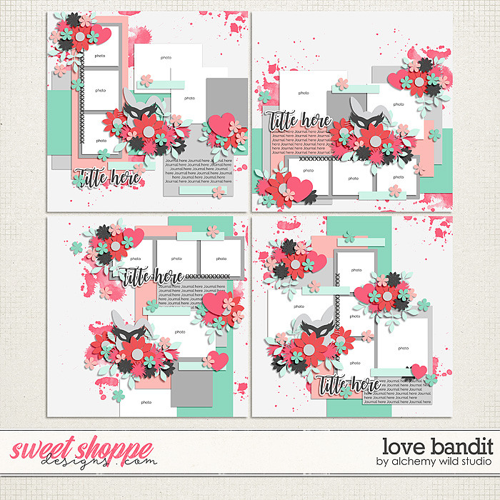 Love Bandit Layered Templates by Amber