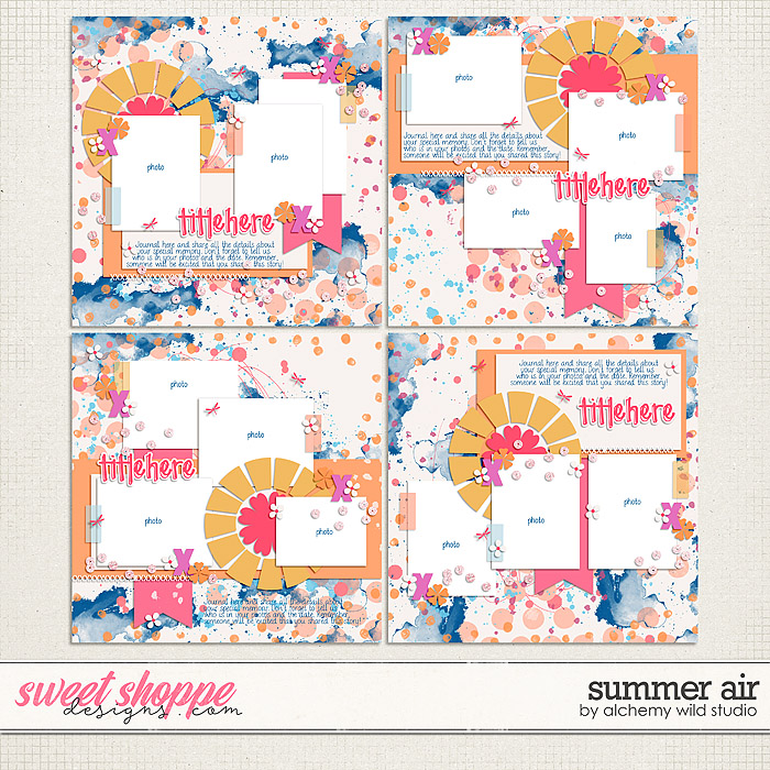Summer Air Layered Templates by Amber