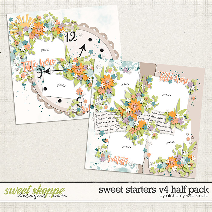 Sweet Starters Vol 4 Half Pack Layered Templates