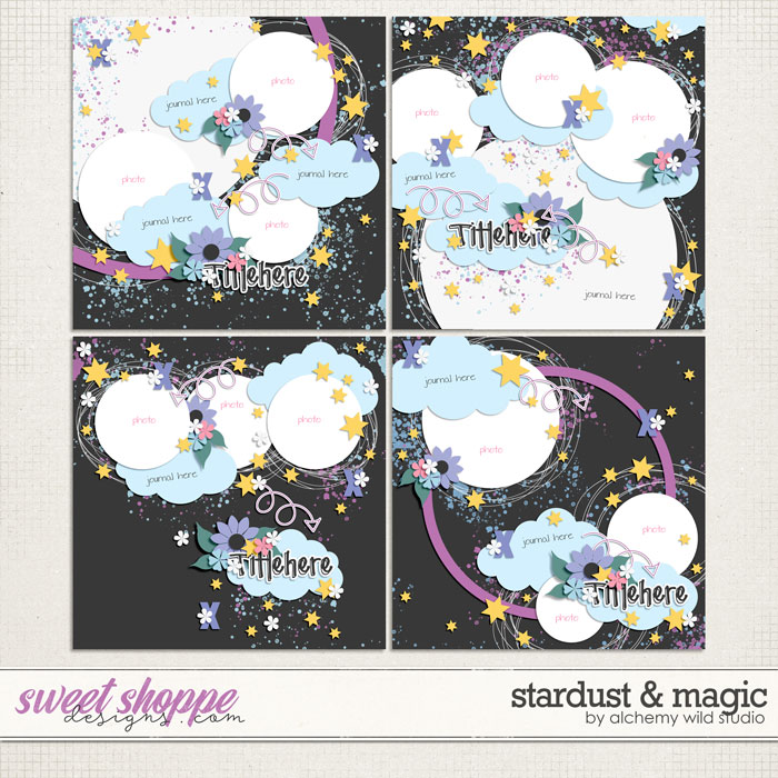 Stardust & Magic Layered Templates by Amber Stardust & Magic Layered Templates by Amber