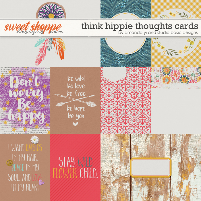 Think Hippie Thoughts : Cards by Amanda Yi & Studio Basic Designs Think Hippie Thoughts : Cards by Amanda Yi & Studio Basic Designs