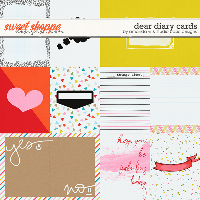 Dear Diary Cards by Amanda Yi and Studio Basic Dear Diary Cards by Amanda Yi and Studio Basic