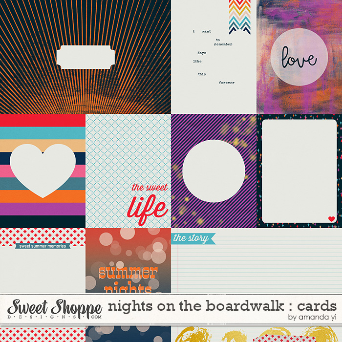 Nights On The Boardwalk : Cards by Amanda Yi Nights On The Boardwalk : Cards by Amanda Yi