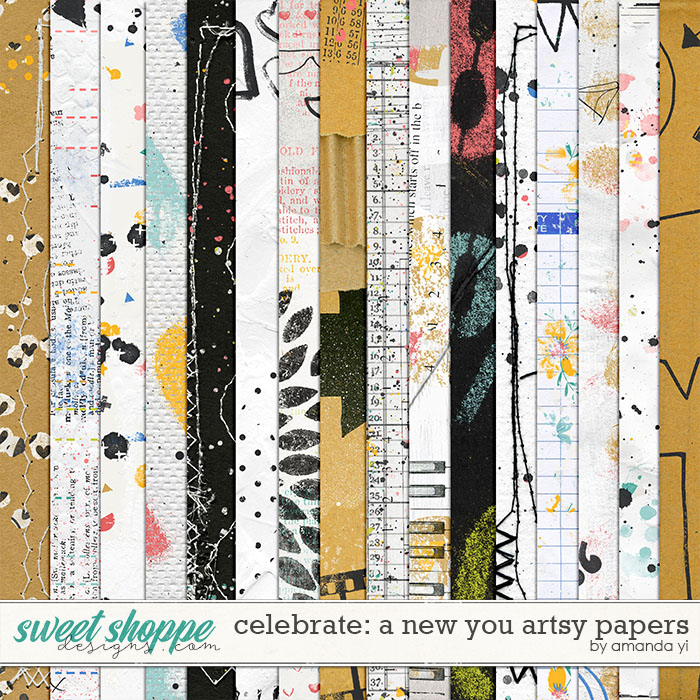 Celebrate: a new you artsy papers by Amanda Yi