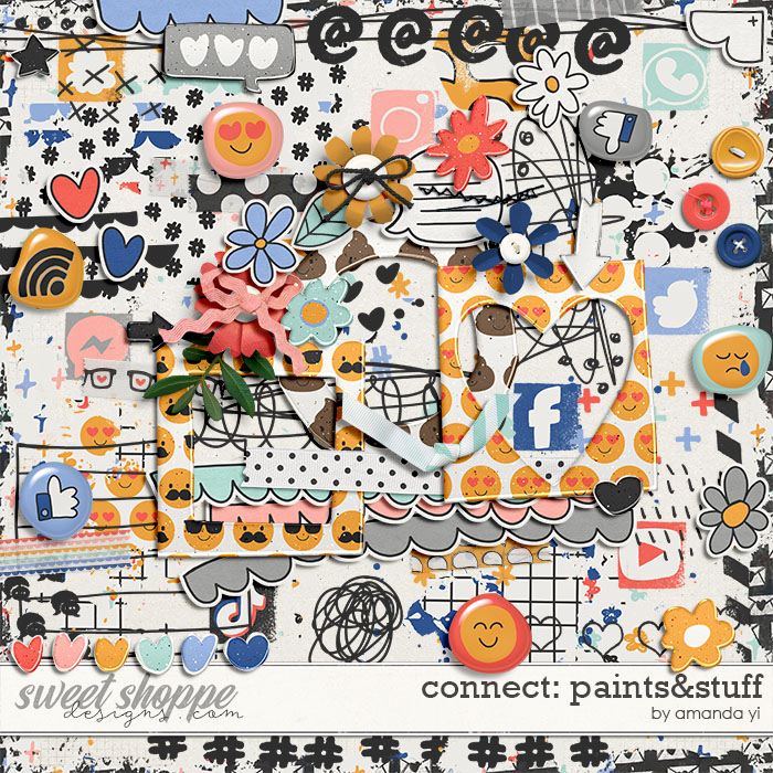 Connect: paints & stuff by Amanda Yi