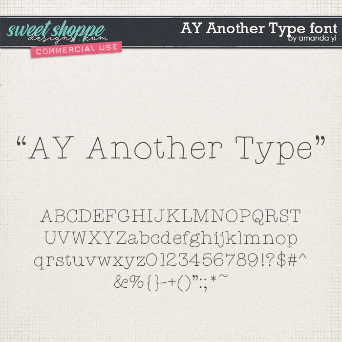 CU AY Another Type by Amanda Yi