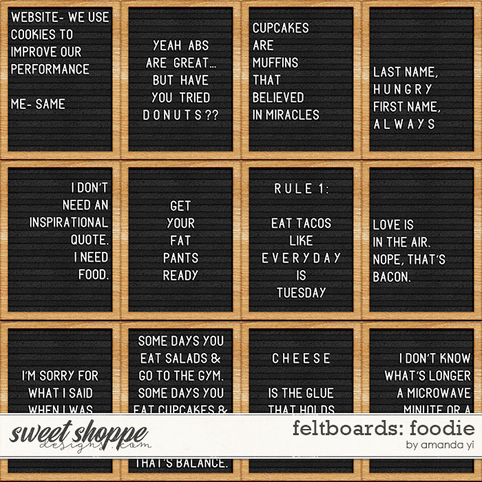 Feltboards: foodie by Amanda Yi Feltboards: foodie by Amanda Yi