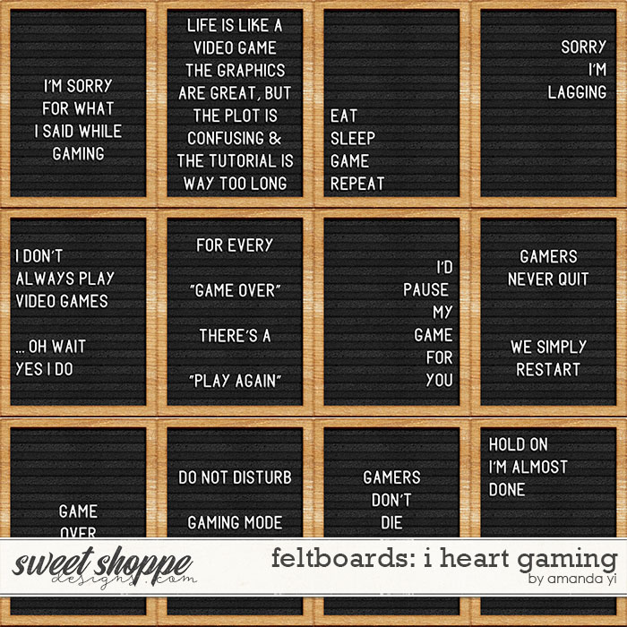 Feltboards: i heart gaming by Amanda Yi