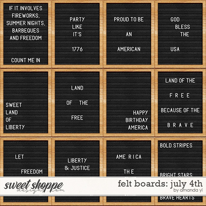 Felt Boards: July 4th by Amanda Yi Felt Boards: July 4th by Amanda Yi