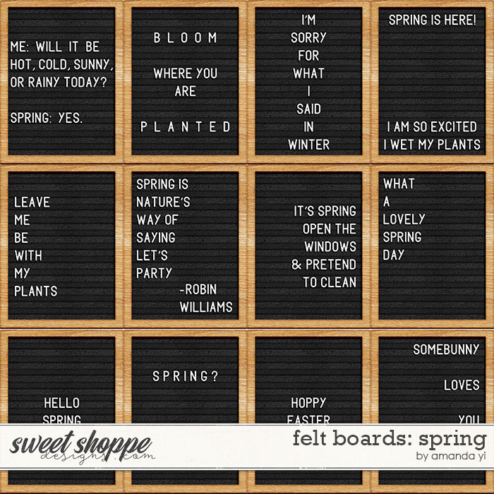 Felt Boards: Spring by Amanda Yi Felt Boards: Spring by Amanda Yi