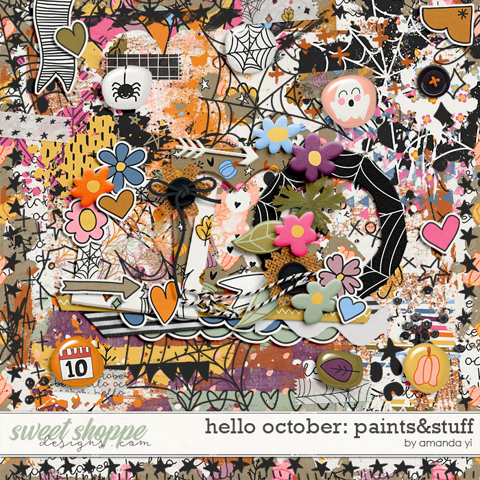 Hello October: paints&stuff by Amanda Yi