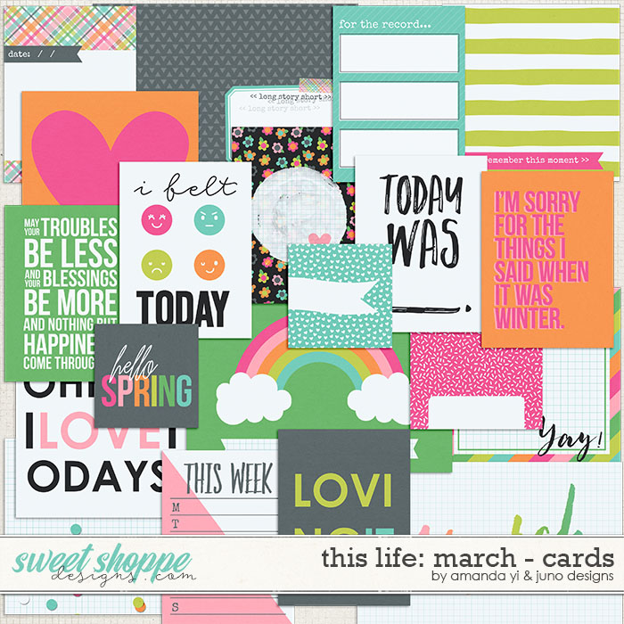 This Life: March - Cards by Amanda Yi & Juno Designs This Life: March - Cards by Amanda Yi & Juno Designs