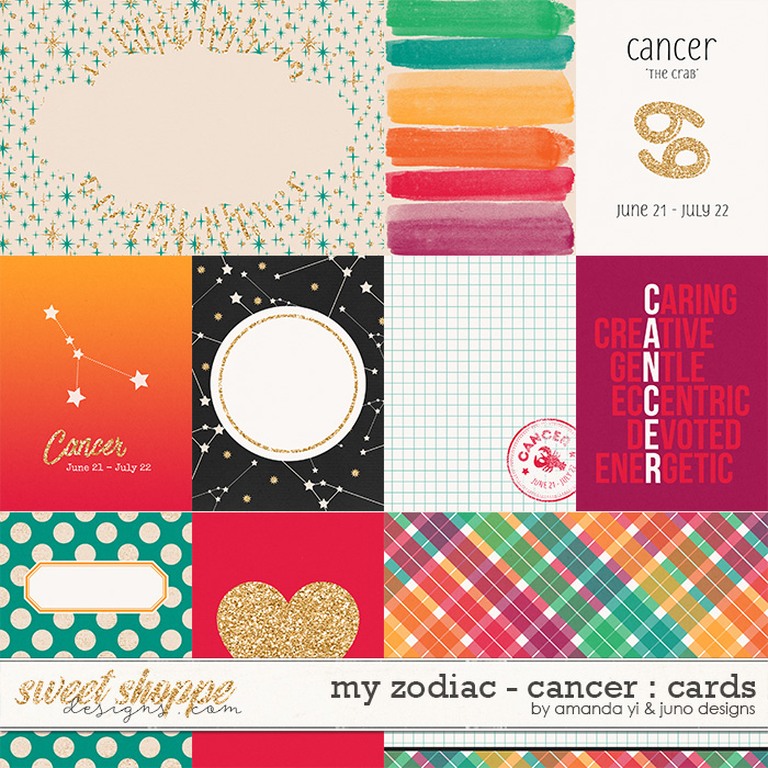 My Zodiac - Cancer : Cards by Amanda Yi & Juno Designs My Zodiac - Cancer : Cards by Amanda Yi & Juno Designs