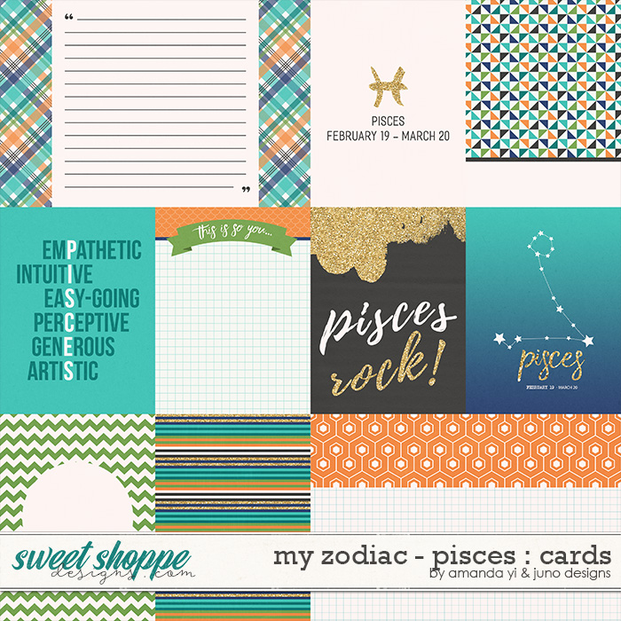 My Zodiac - Pisces : Cards by Amanda Yi & Juno Designs My Zodiac - Pisces : Cards by Amanda Yi & Juno Designs