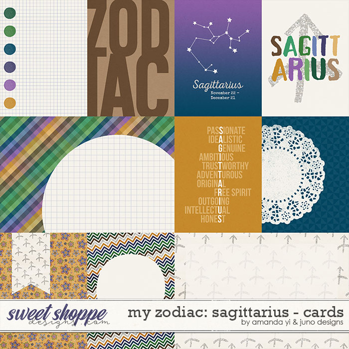 My Zodiac - Sagittarius : Cards by Amanda Yi & Juno Designs My Zodiac - Sagittarius : Cards by Amanda Yi & Juno Designs
