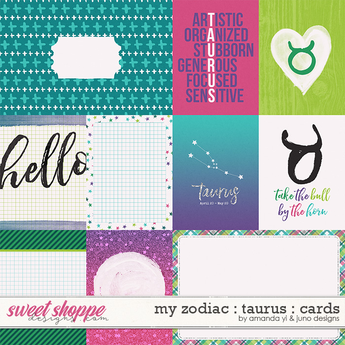 My Zodiac - Taurus: Cards by Amanda Yi & Juno Designs My Zodiac - Taurus: Cards by Amanda Yi & Juno Designs