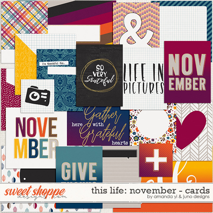 This Life: November - Cards by Amanda Yi & Juno Designs This Life: November - Cards by Amanda Yi & Juno Designs