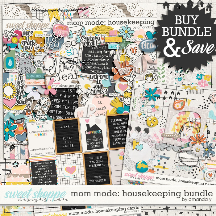 Mom mode: housekeeping: bundle by Amanda Yi