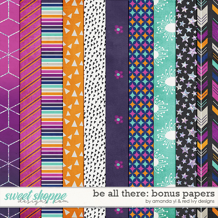 Be All There - Bonus Papers by Amanda Yi and Red Ivy Design Be All There - Bonus Papers by Amanda Yi and Red Ivy Design