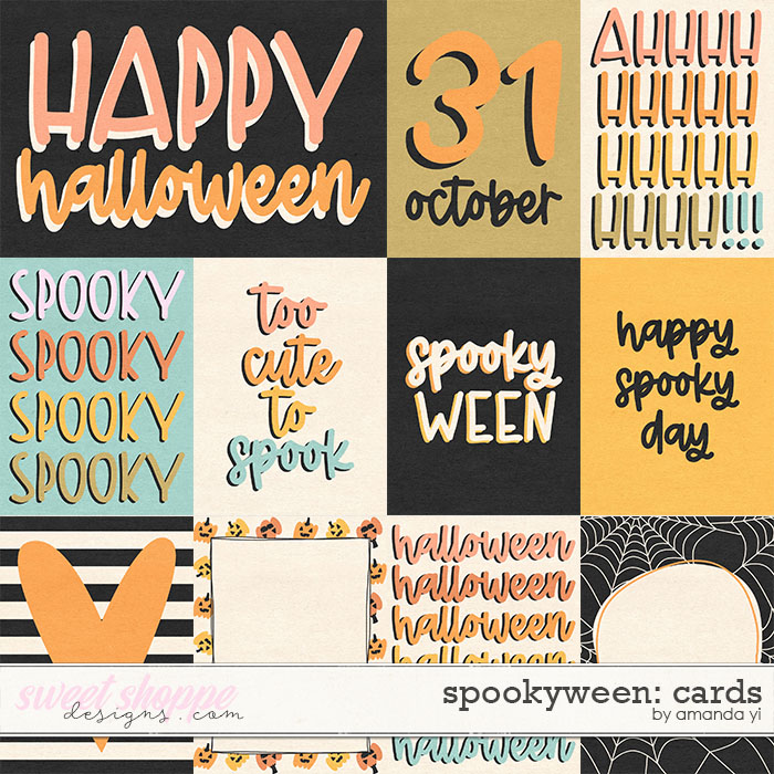 Spookyween: cards by Amanda Yi