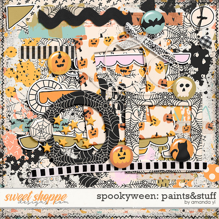 Spookyween: paints&stuff by Amanda Yi